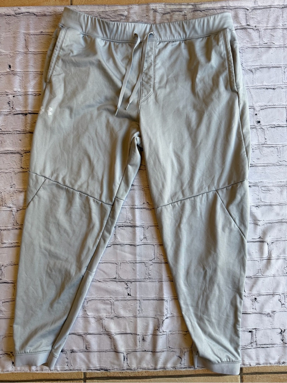 Under Armour UA Unstoppable Pants Men’s Grey XXL Loose Coldgear Textured Lining